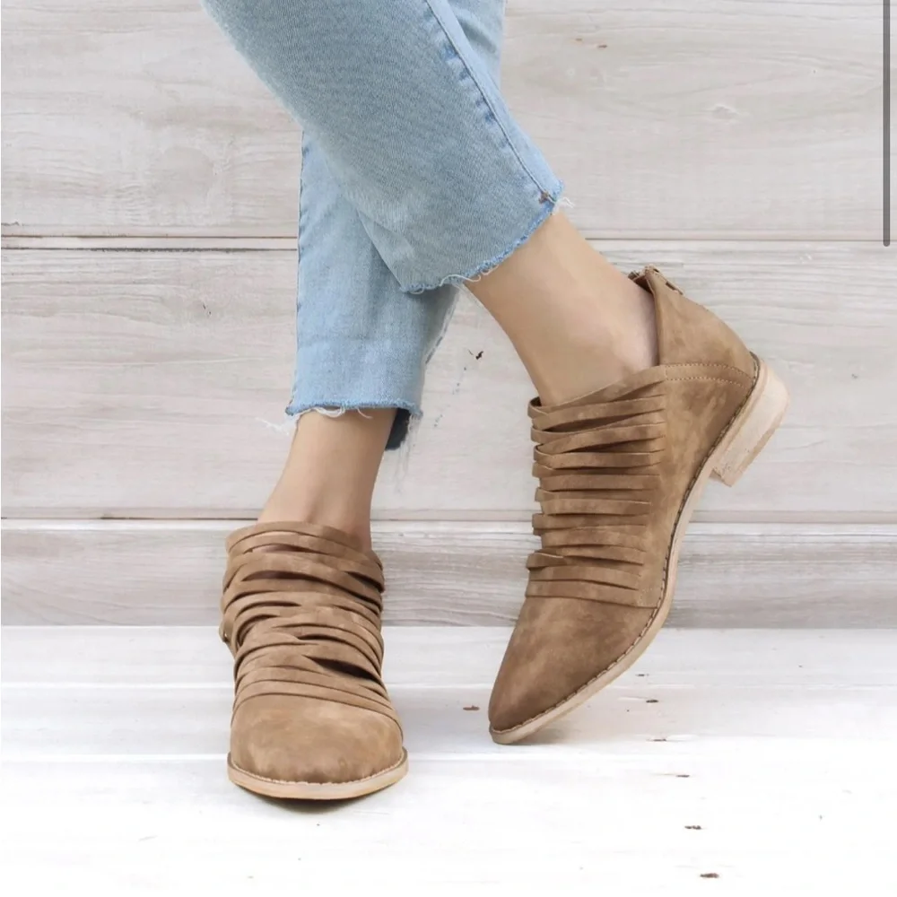 Free Soul Shredded Booties by Mi.iM